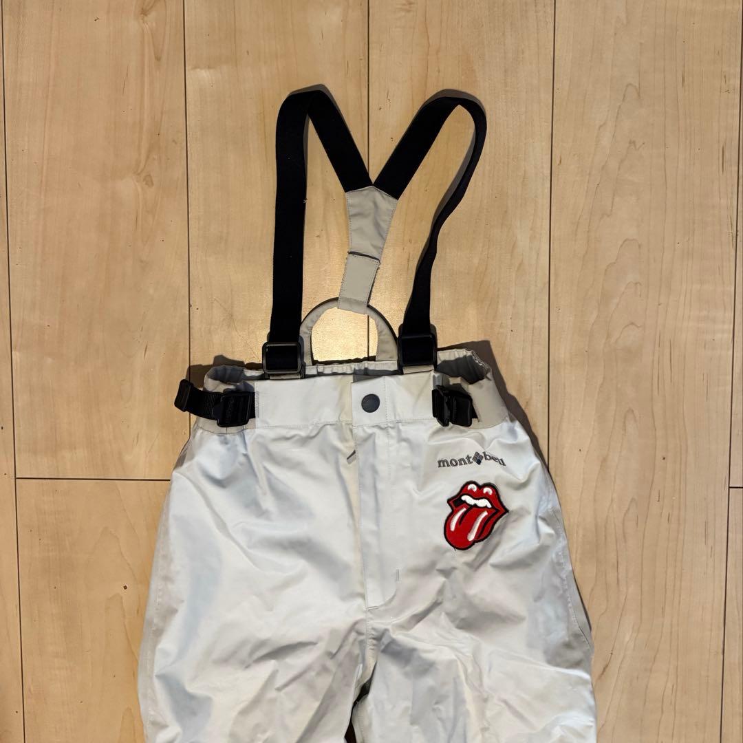 【美品】mont-bell モンベル子ども用スキーウェア Kid's 110 赤