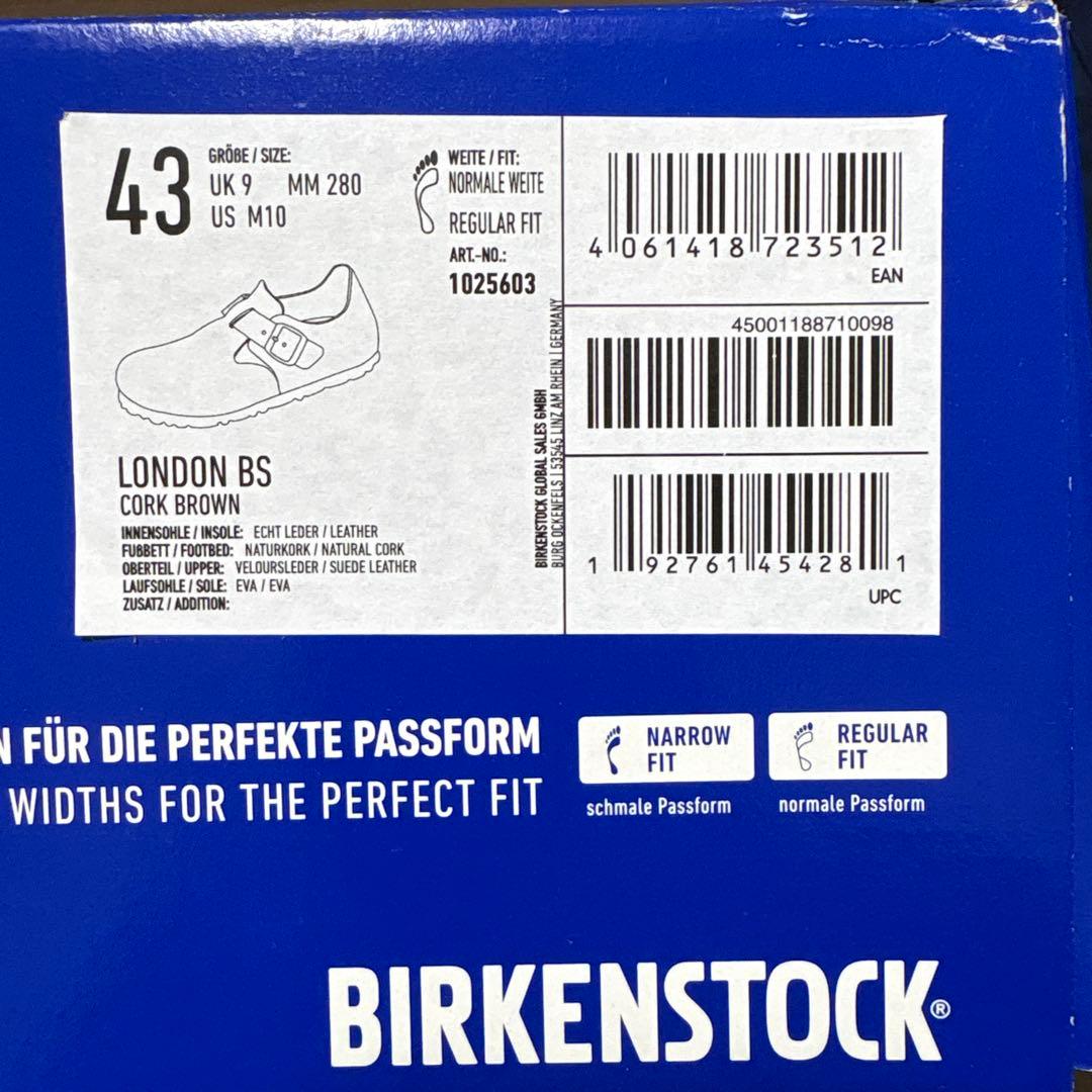 ビルケンシュトック　ロンドン　コークブラウン　28cm 43 UK9 サンダル