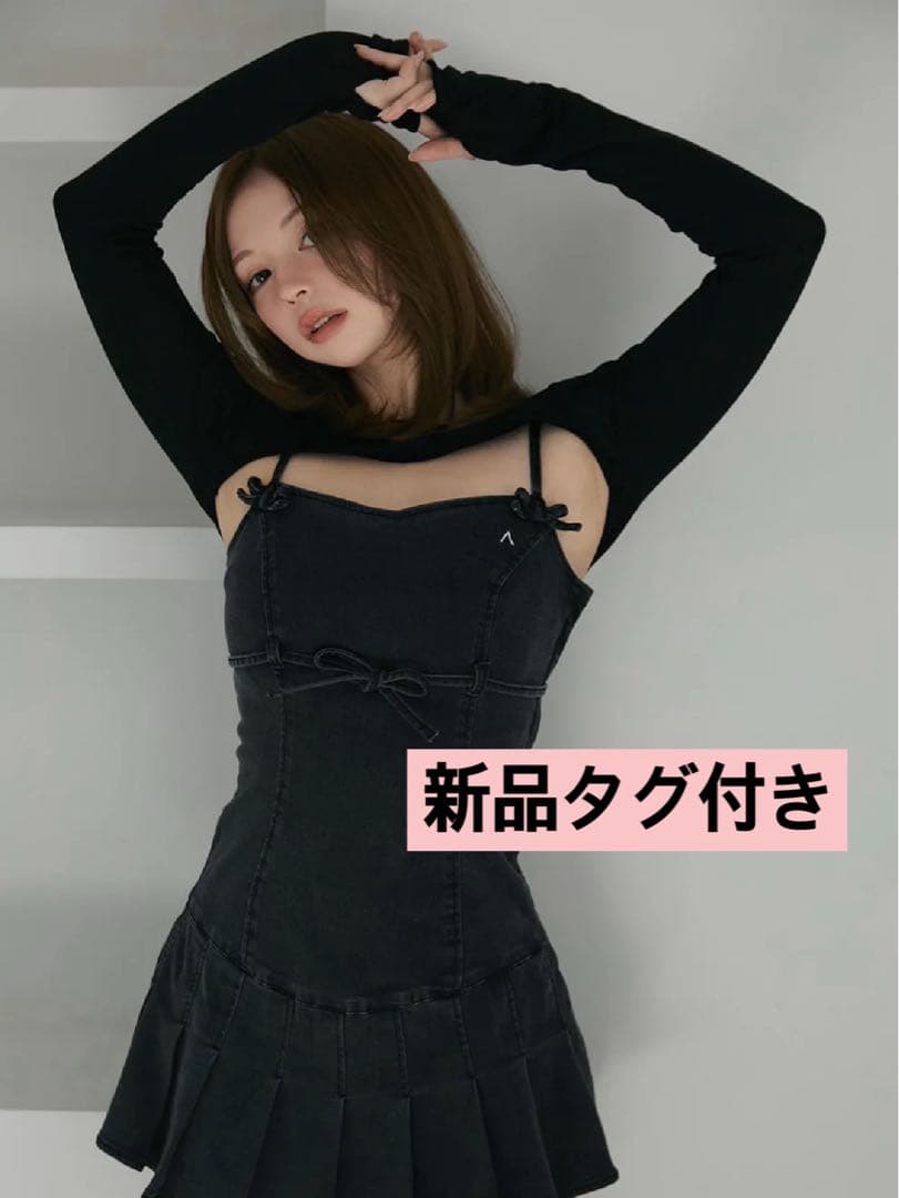 andmaryアンドマリー❤︎Bonnie denim mini dress