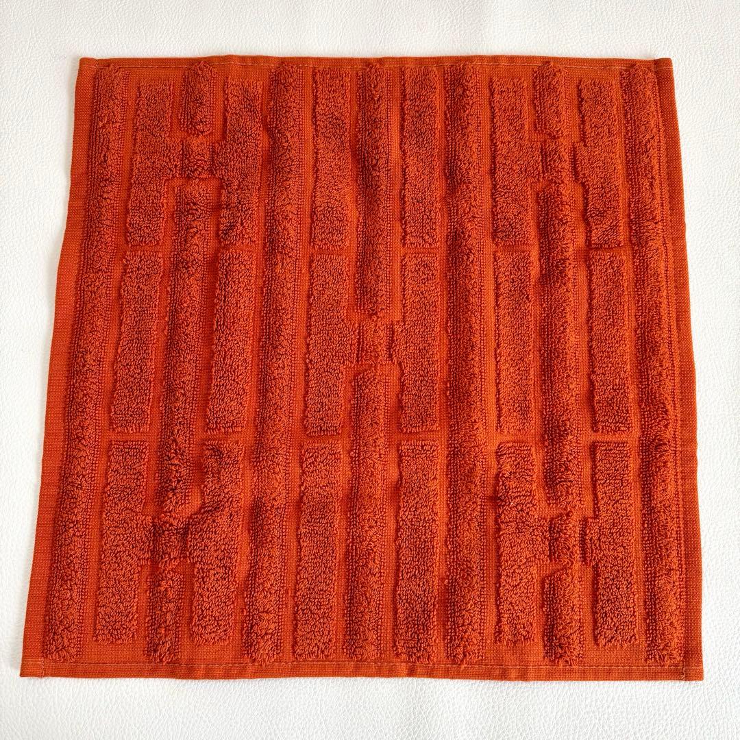 【タグ付き未使用保管品】【エルメス】ハンドタオル ハンカチ ２枚セット Hロゴ