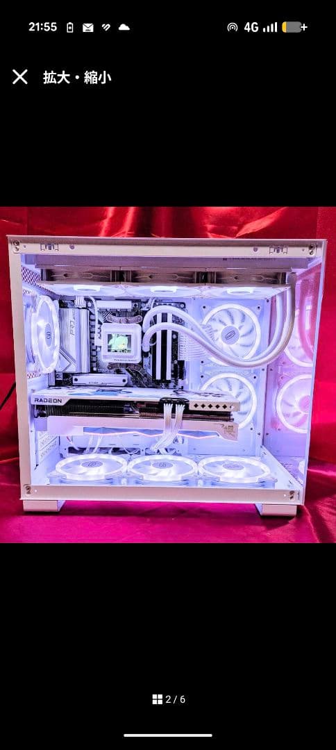 ピラーレスホワイトゲーミングPC ✦ RYZEN 9700X+7800XT