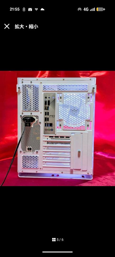 ピラーレスホワイトゲーミングPC ✦ RYZEN 9700X+7800XT