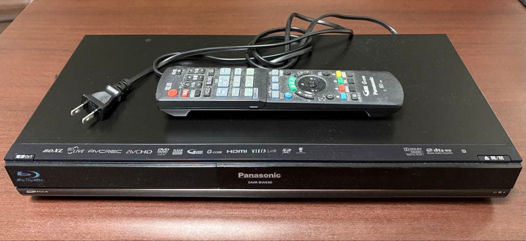 Panasonic HDD搭載ブルーレイディスクレコーダーDMR-BW690