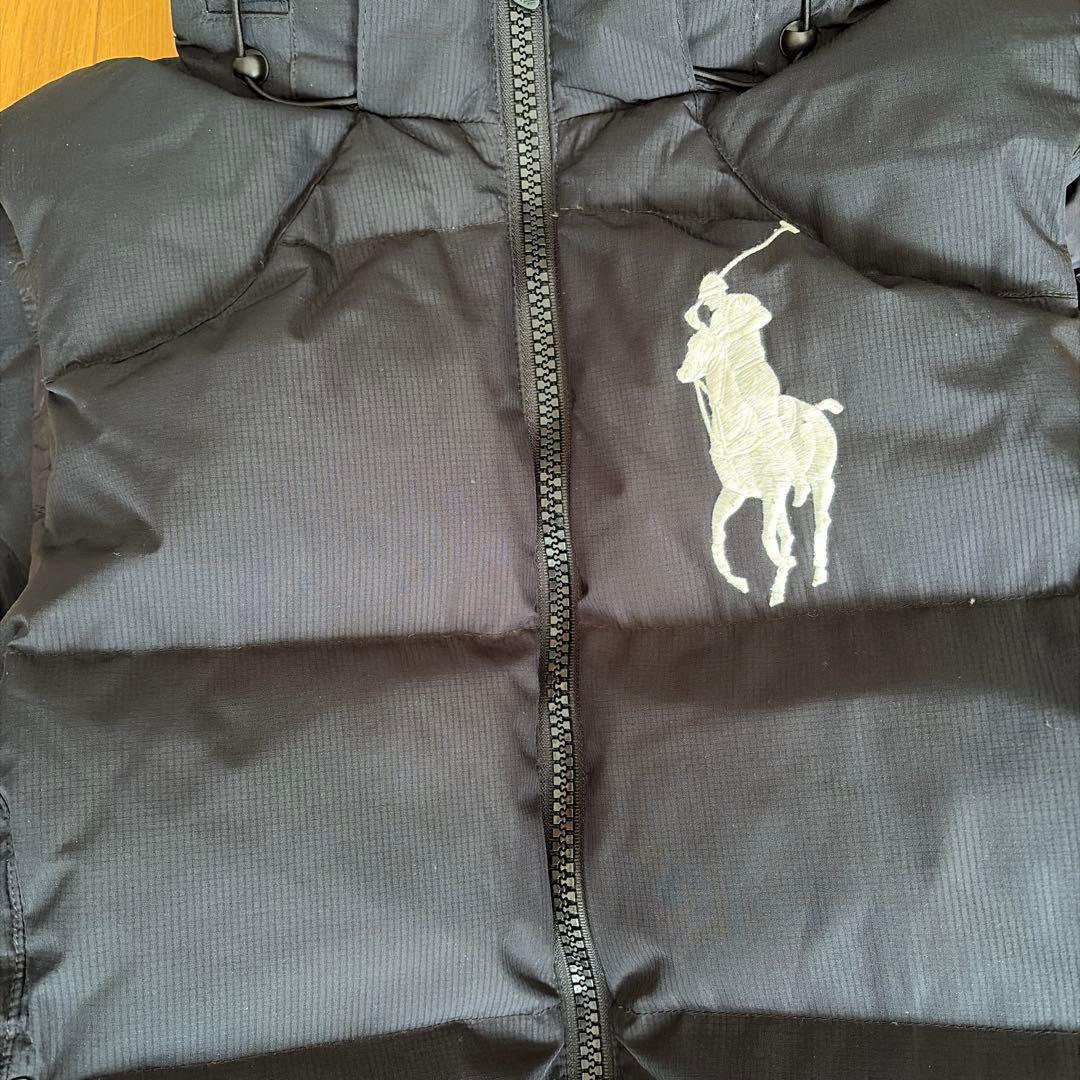 ポロ・ラルフ・ローレン 黒 ダウンベスト