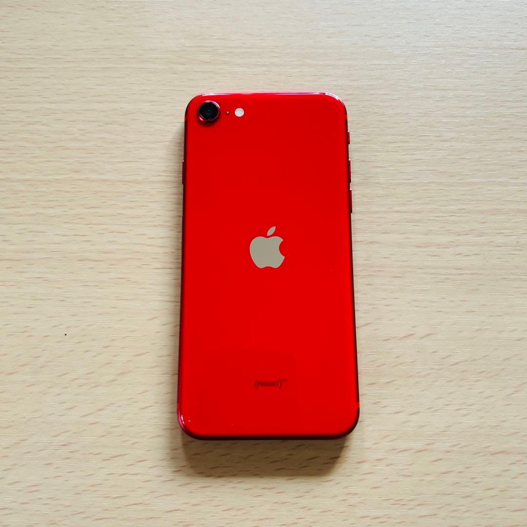 美品 iPhone SE 第2世代 （SE2） RED 64GB SIMフリー