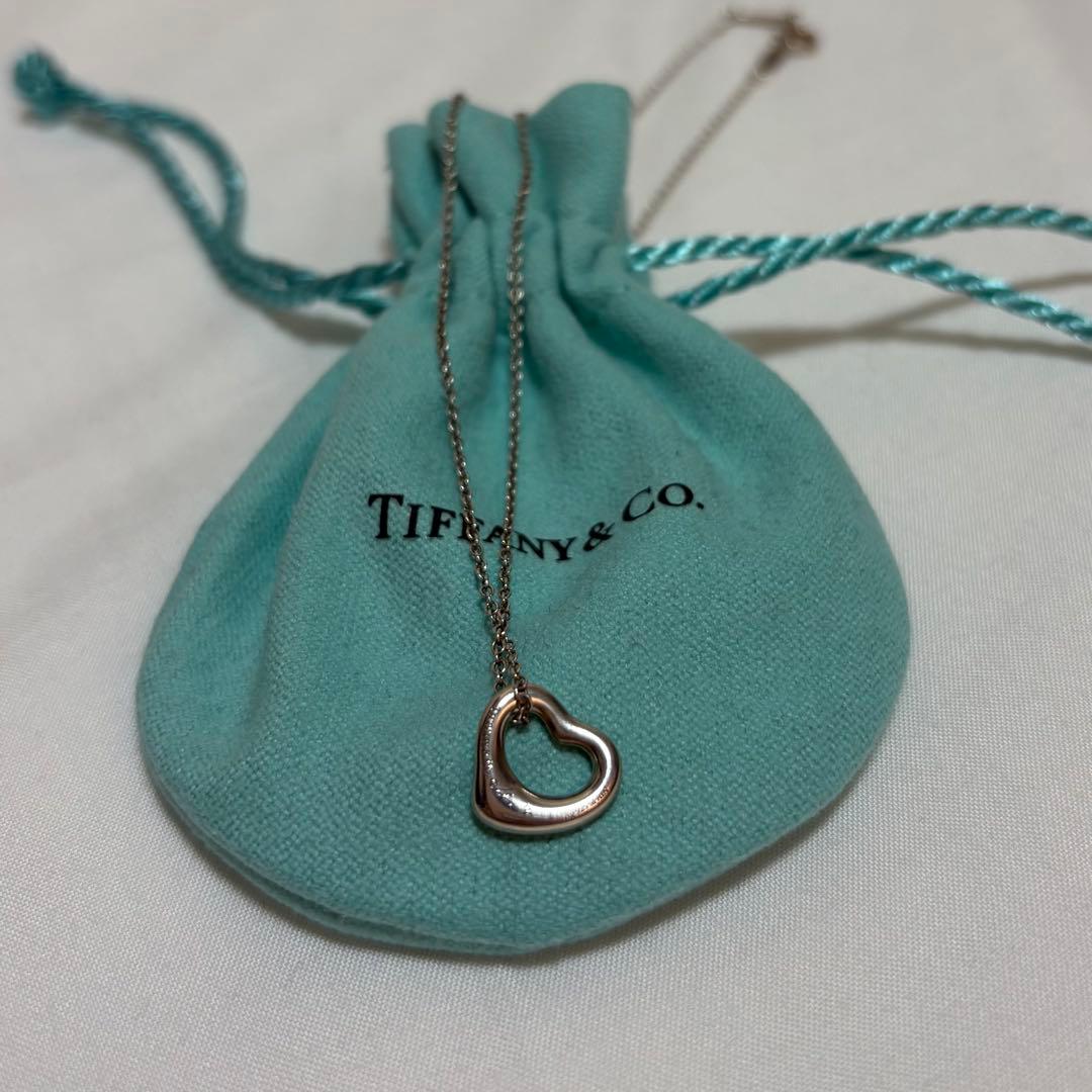 Tiffany & Co. ティファニーアンドコー オープンハートネックレス11