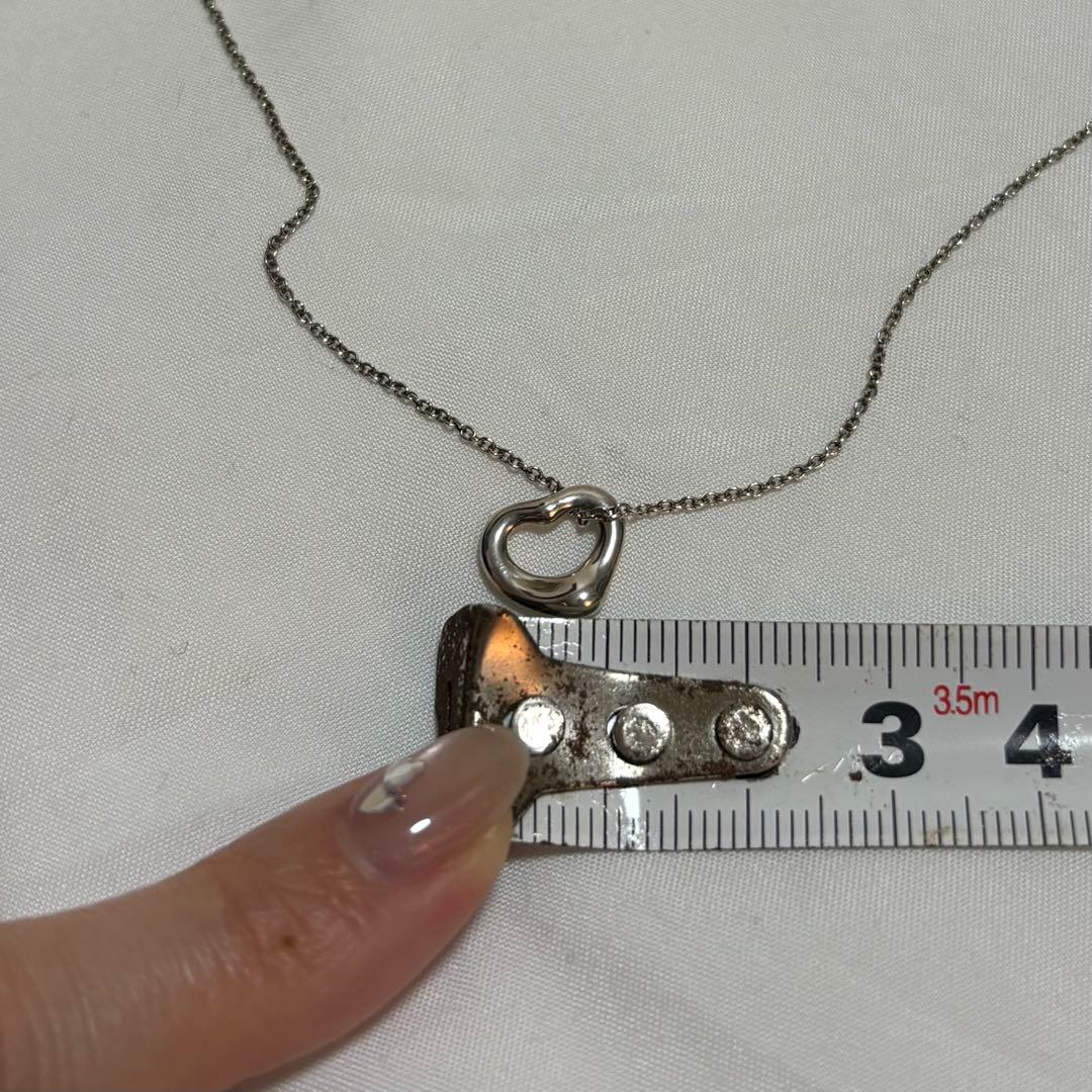 Tiffany & Co. ティファニーアンドコー オープンハートネックレス11