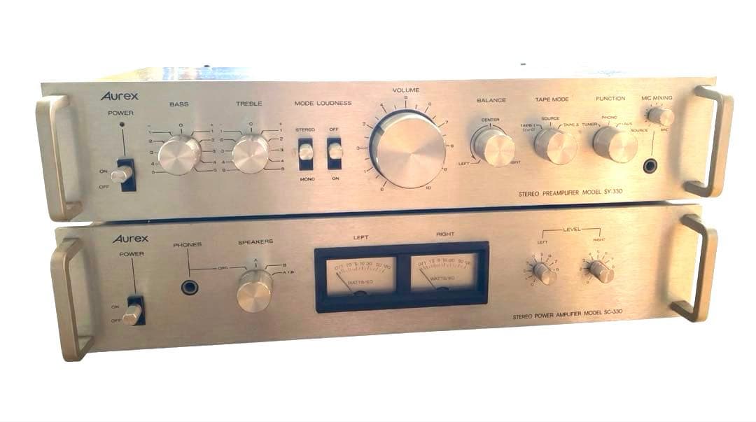 Aurex プリメインアンプ　sy-330