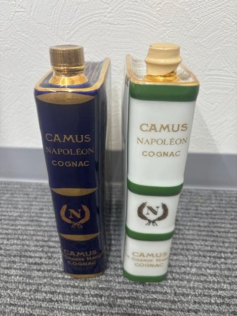 【古酒セット】CAMUS カミュ HINE ナポレオン 陶器ボトルセット