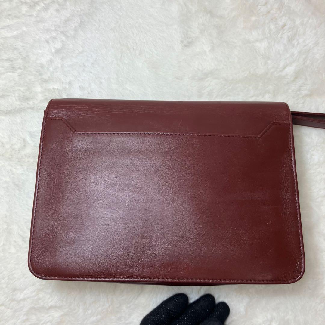 カルティエ マストライン 本革 レザー クラッチバッグ