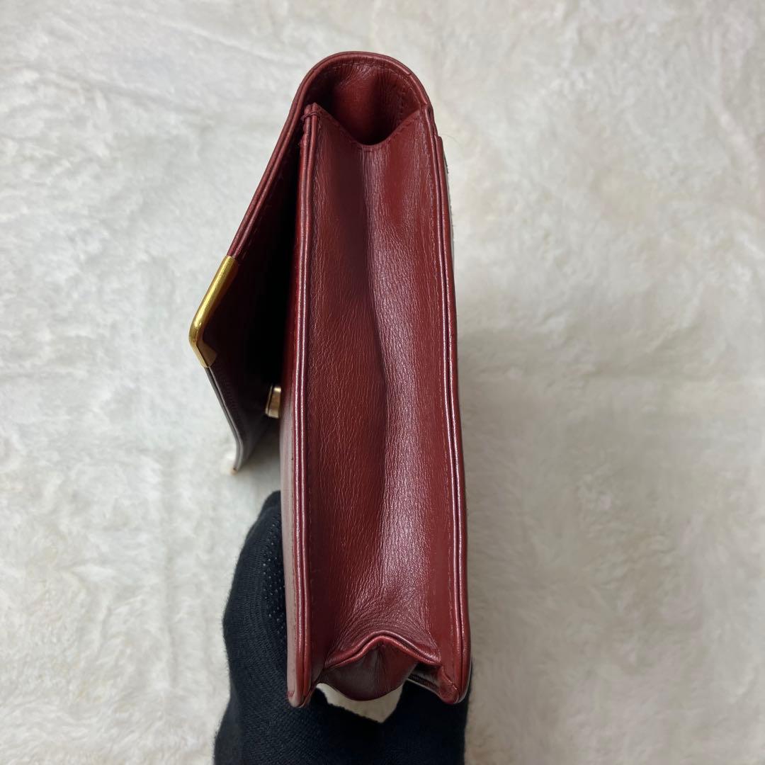 カルティエ マストライン 本革 レザー クラッチバッグ