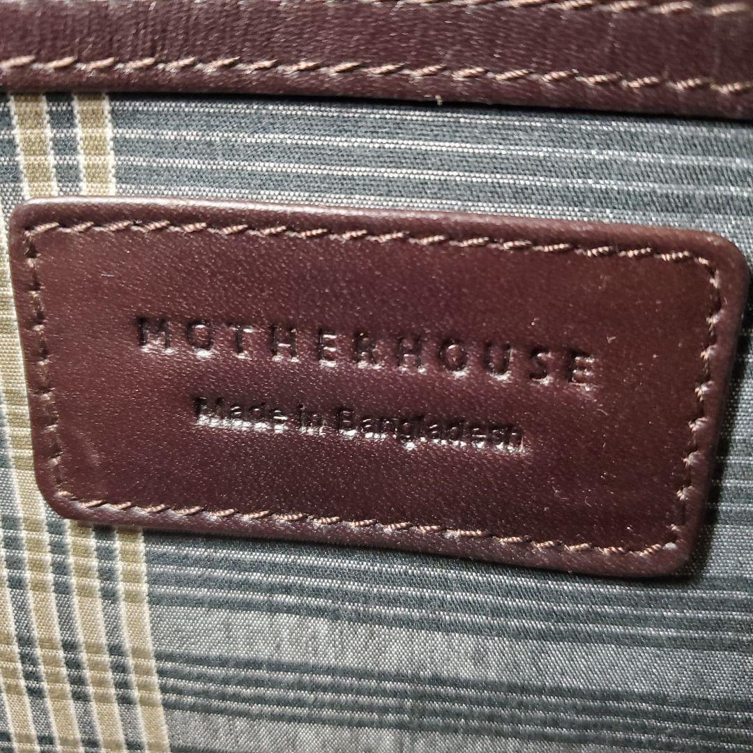 MOTHERHOUSE 牛革 ショルダーバッグ アンティーク ブラウン
