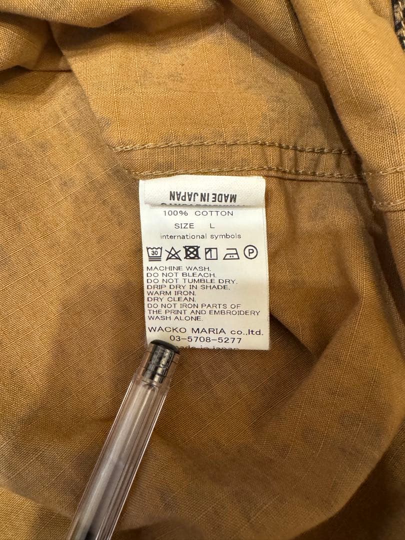 ワコマリア アーミーシャツ L パイソン シャツジャケット wackomaria