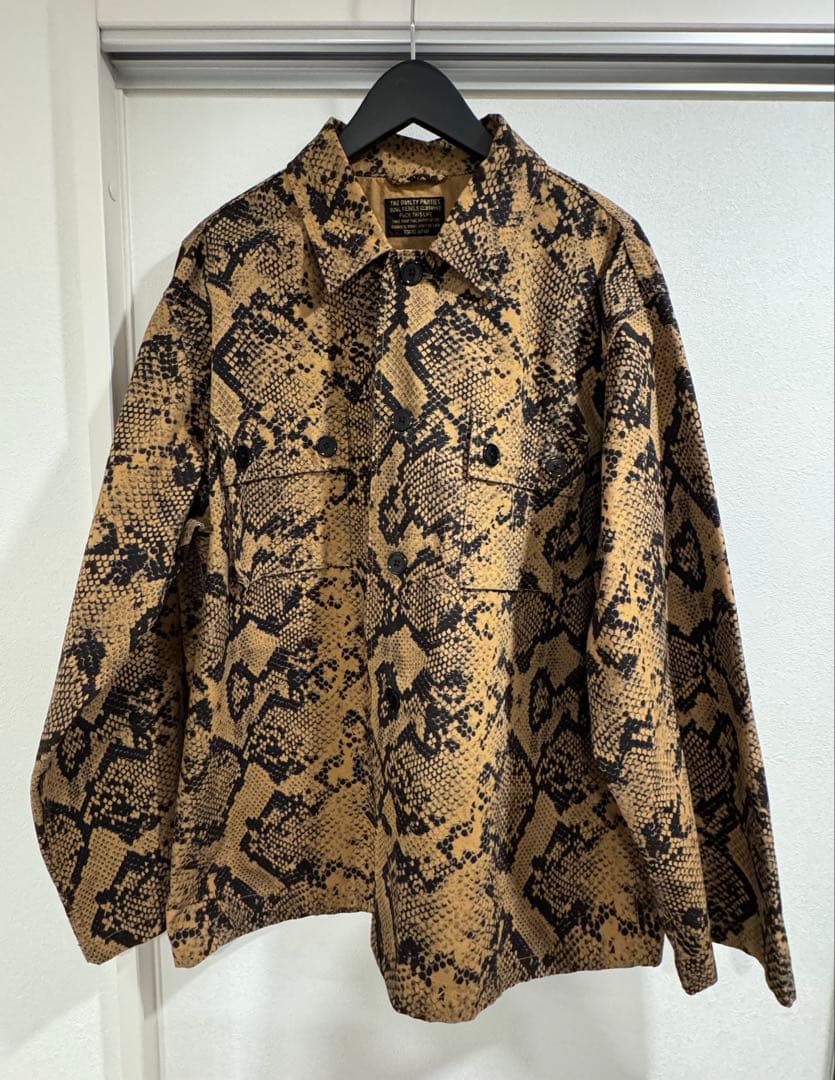 ワコマリア アーミーシャツ L パイソン シャツジャケット wackomaria