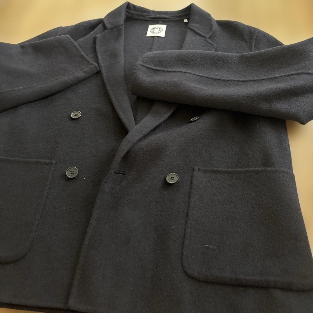 オーシバル　ダブルブレスト　ウールジャケット　bshop ネイビー　サイズ1 紺