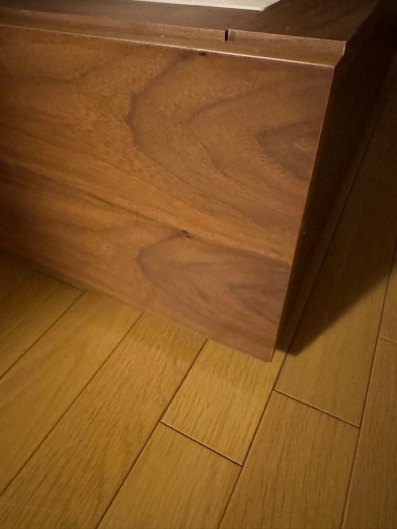 無印良品 ベッドフレーム｜ダブル 収納ベッド｜収納引き出し付　本棚付