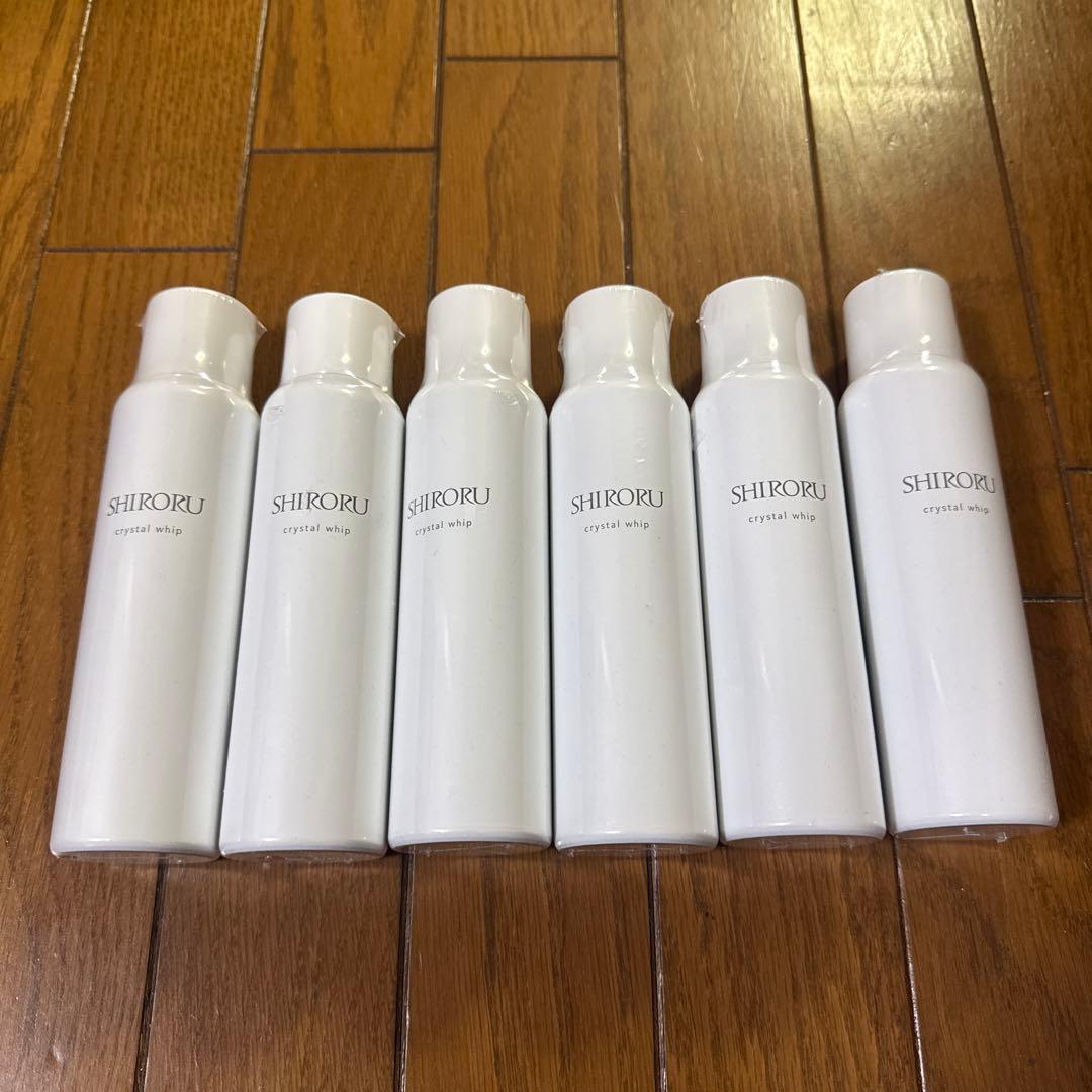 SHIRORU クリスタルホイップ 洗顔料 6本セット