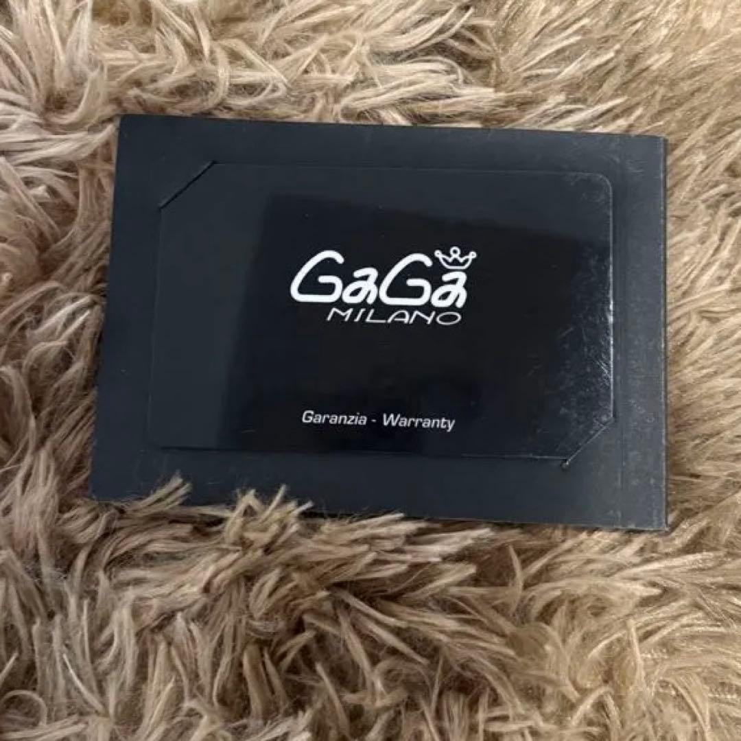 GaGa Milano 時計 シルバー　保証書つき