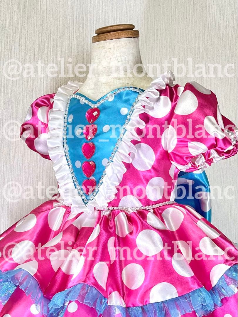 【即納】ファンダーランド ミニー風衣装 110-120cm