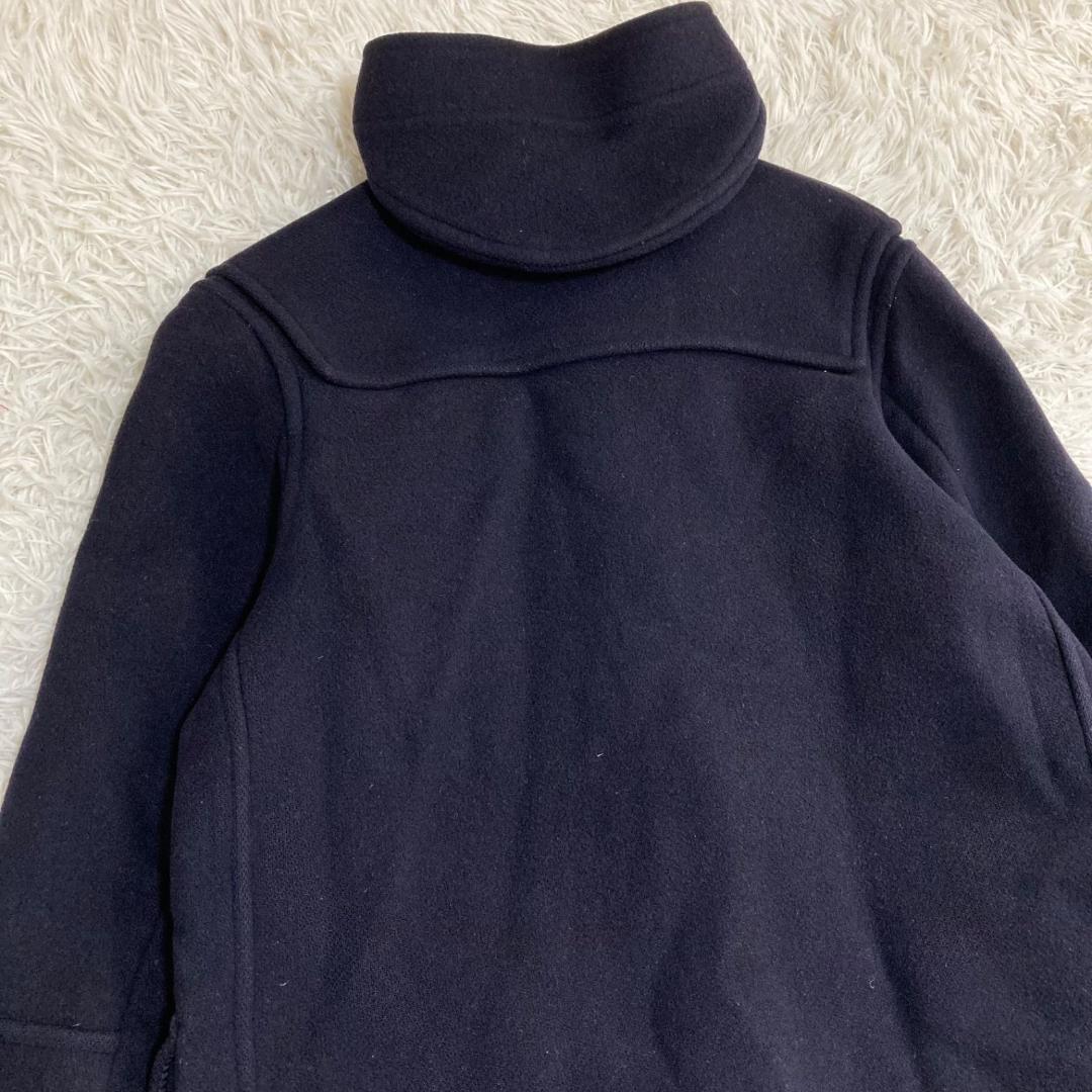 15888✨バーバリー ノバチェック ダッフルコート ウール ネイビー 英国製