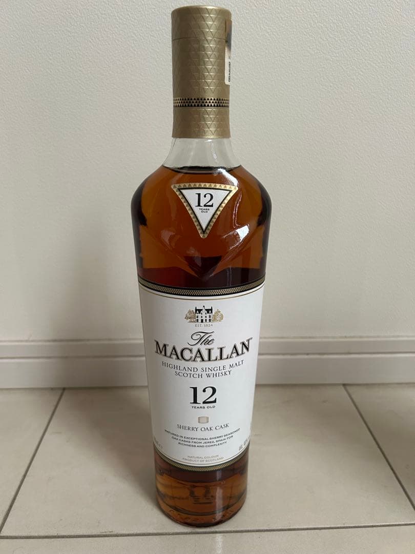 MACALLAN 12年 シングルモルトウイスキー 700ml シェリーオーク