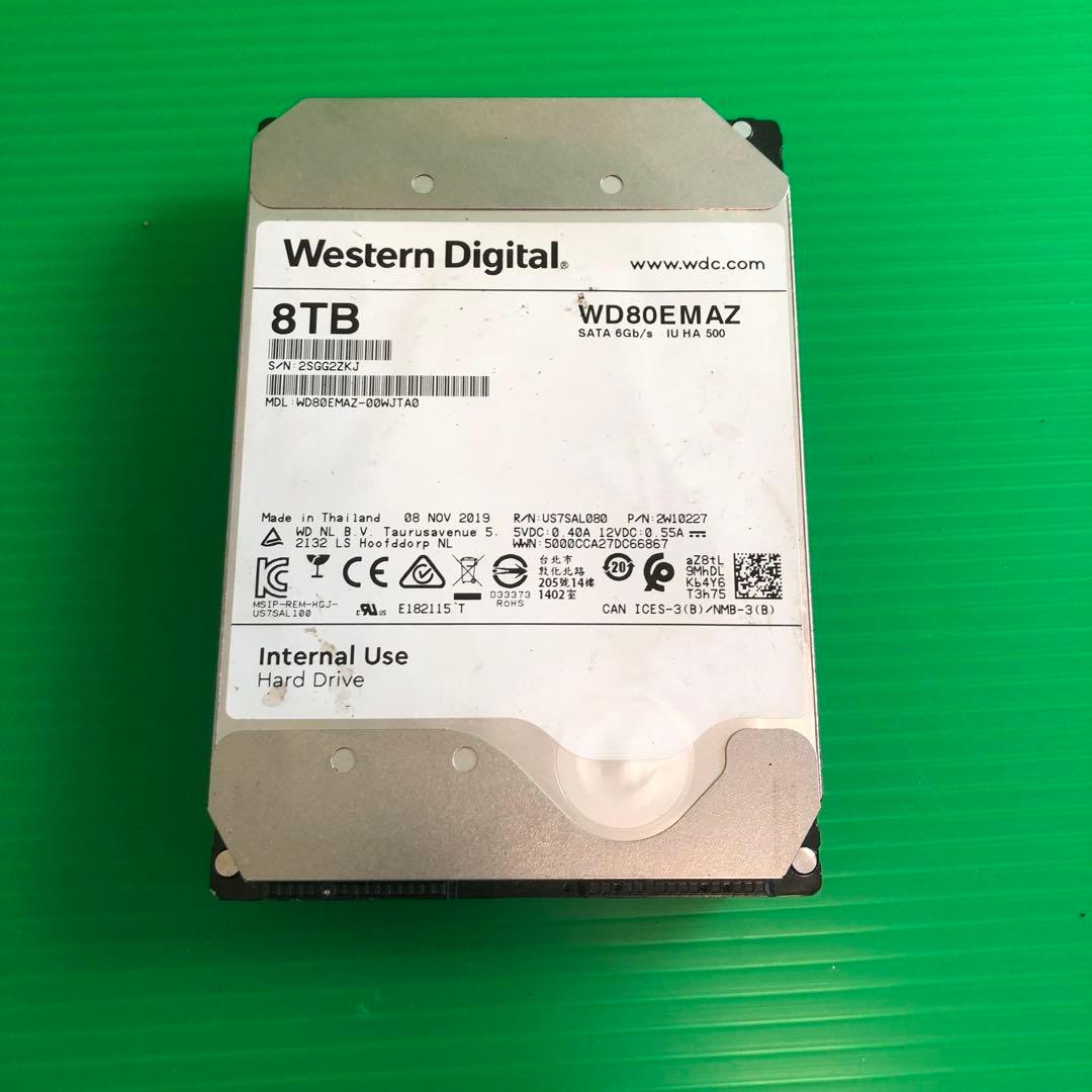 WD 8TB 内蔵型ハードディスクドライブ WD80EMAZ