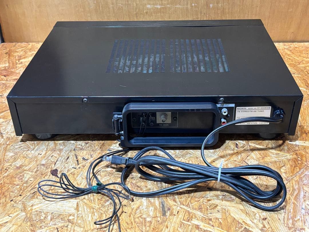 昭和レトロ FM/AM チューナー ST-S333ESXII SONY