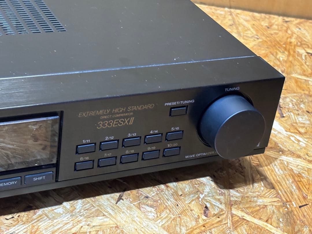 昭和レトロ FM/AM チューナー ST-S333ESXII SONY
