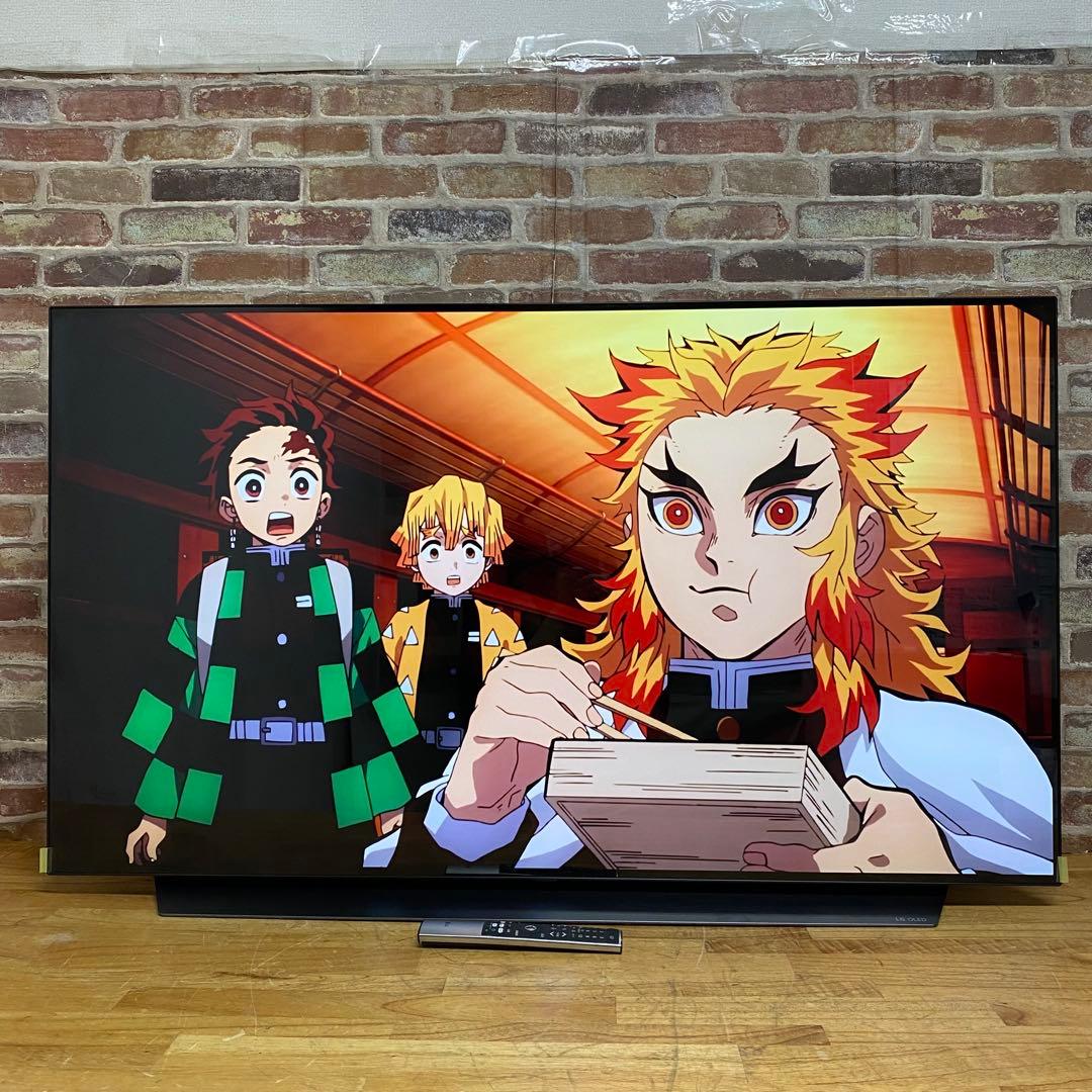 LG 55V型 4K有機ELテレビ OLED55C1PJB 動画アプリ 22年製