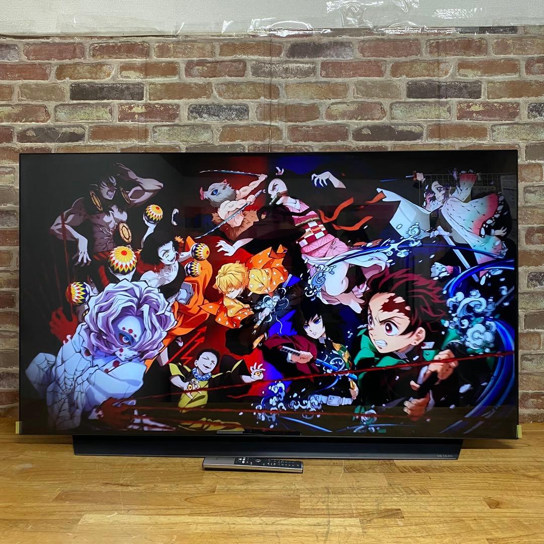 LG 55V型 4K有機ELテレビ OLED55C1PJB 動画アプリ 22年製