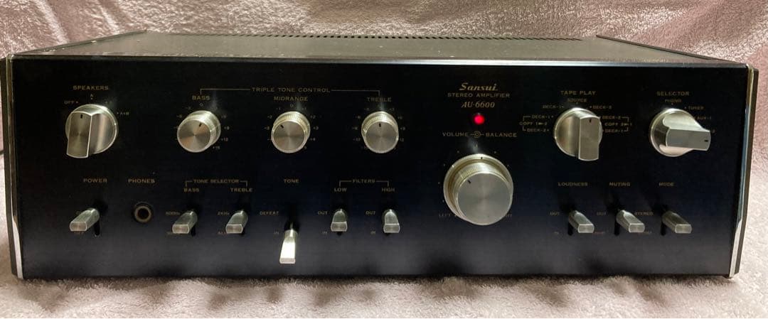 ⭐️動作OK! SANSUI プリメインアンプ　AU-6600