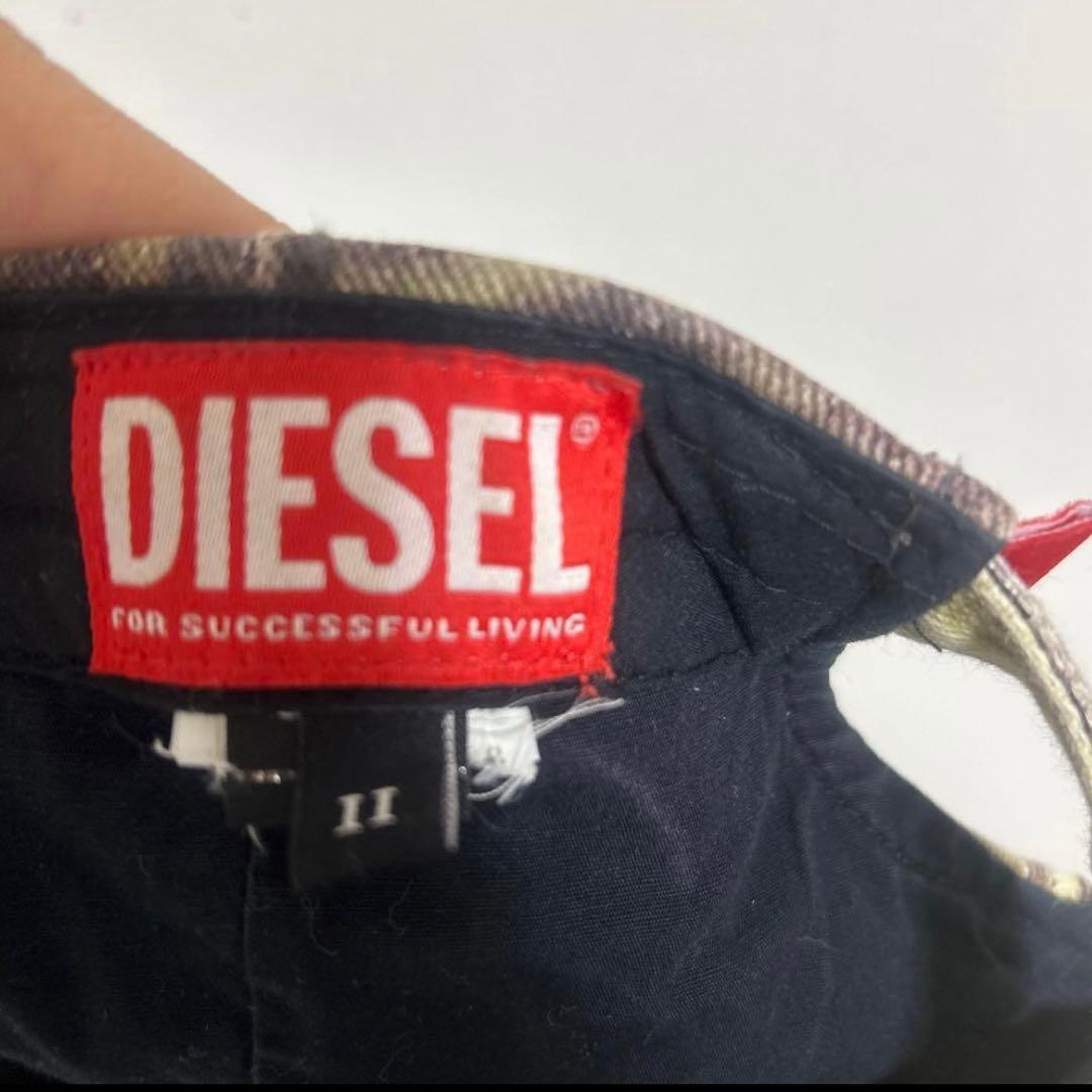 DIESEL 迷彩柄 キャップ