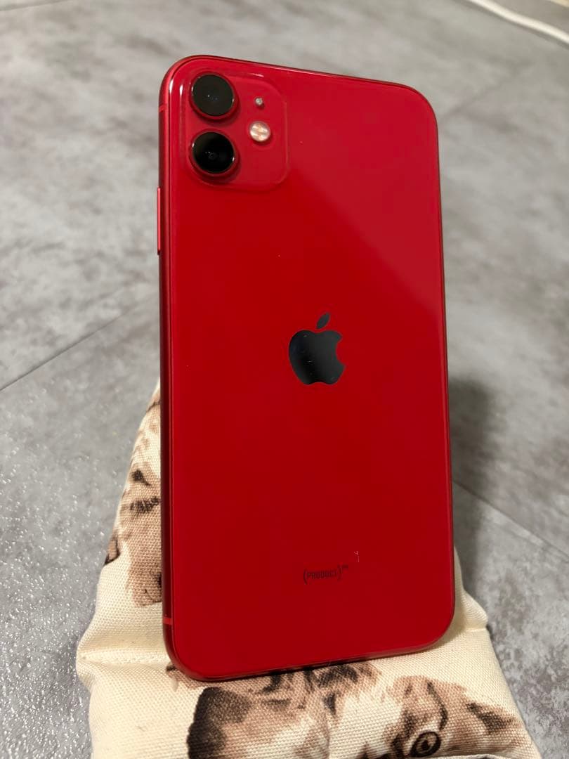 Apple iPhone 11 (レッド) 本体128GB修理歴無