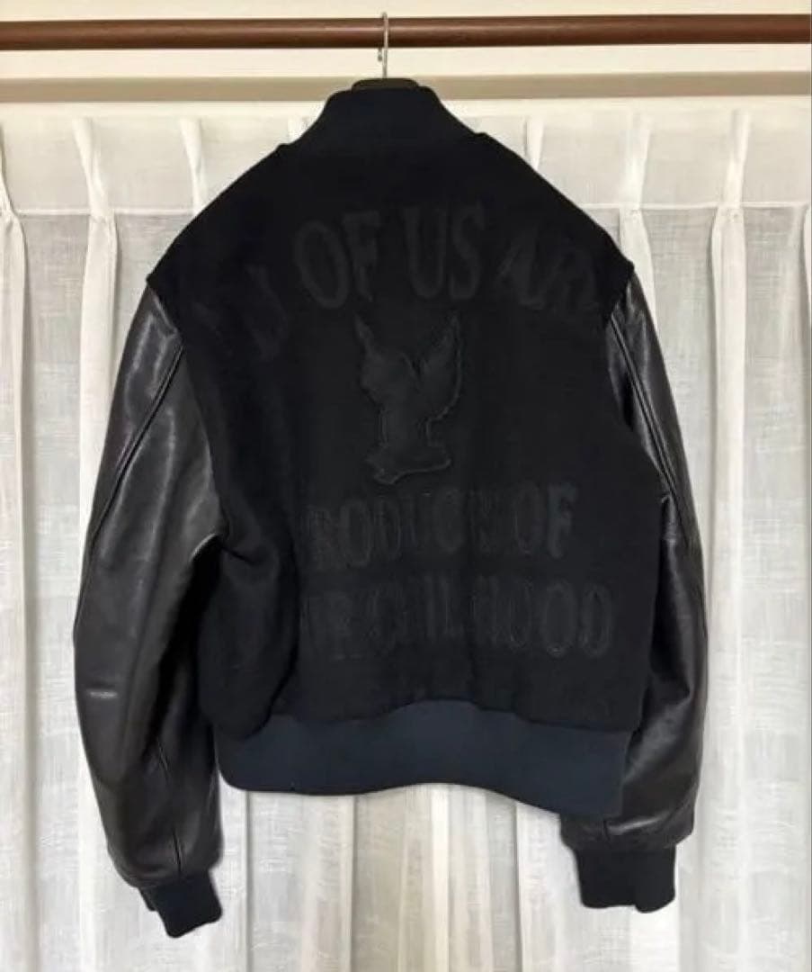 【定価11万】MASU varsity jacket Black 48