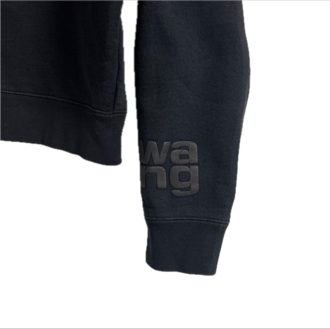 激レア　アレキサンダーワン　パーカー　クロップド　ブラック　M