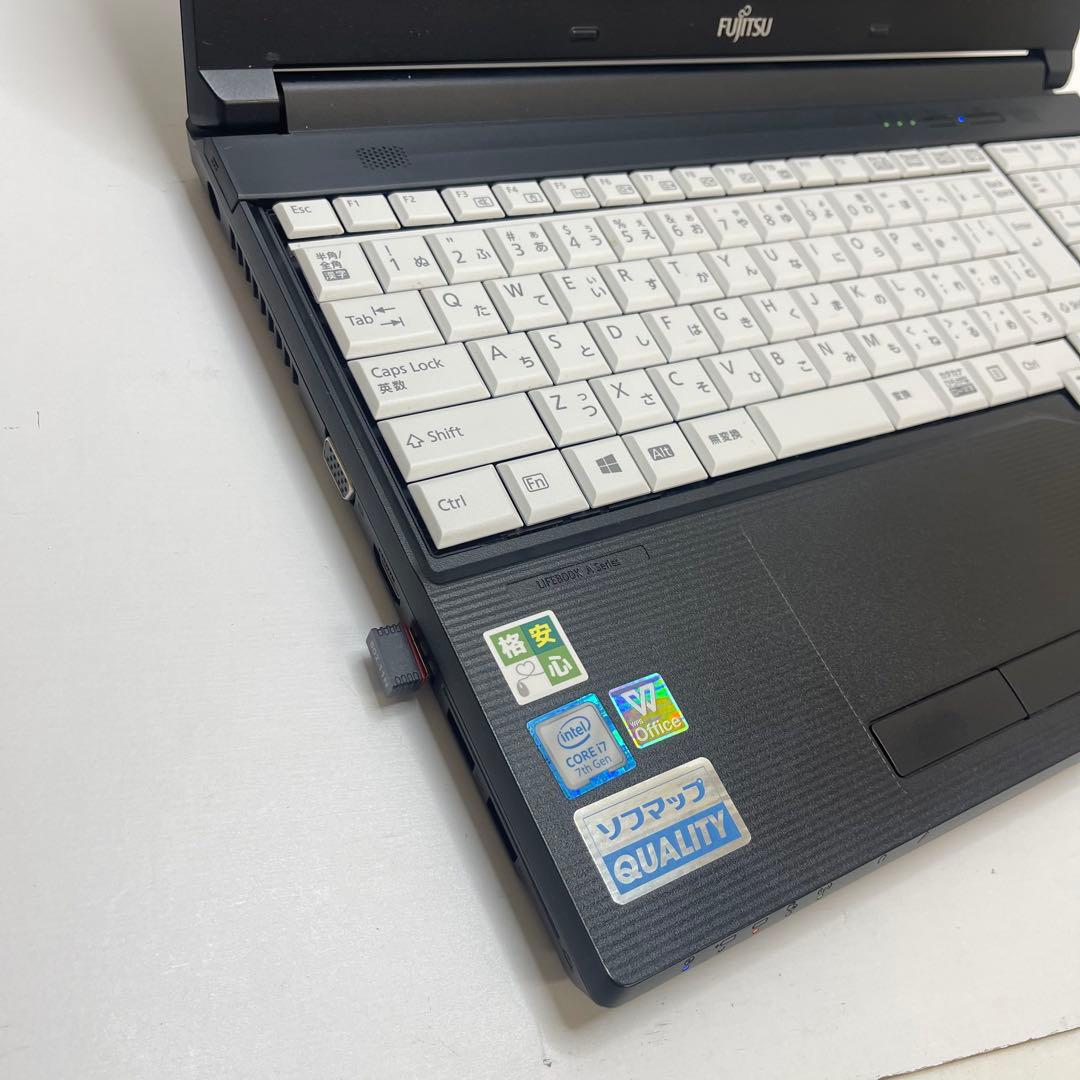 #862 富士通 Lifebook A747 i7-7600U 8GB 256G