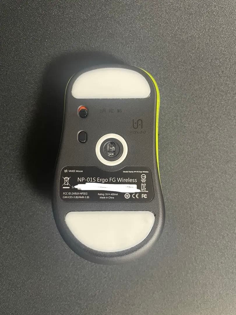 マウス・トラックボール ZYGEN NP-01S Ergo Wireless Neongreen