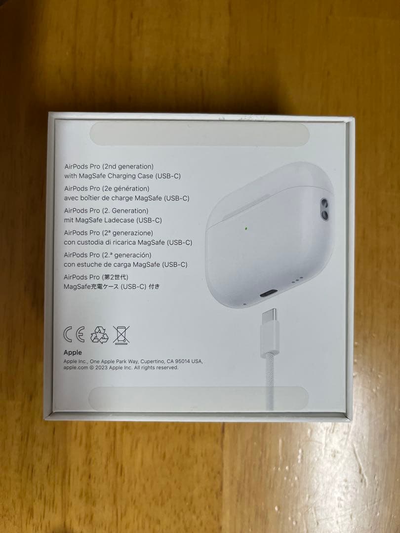 【AppleCare+付き】AirPods Pro 第2世代 USB-C 美品