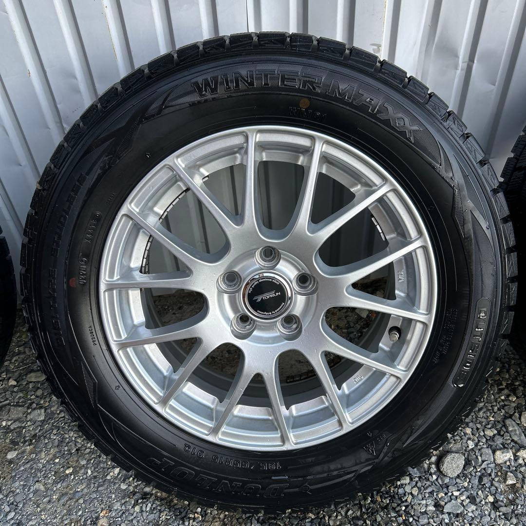 DUNLOP WINTERMAXスタッドレスタイヤ ブリジストンアルミホイール①