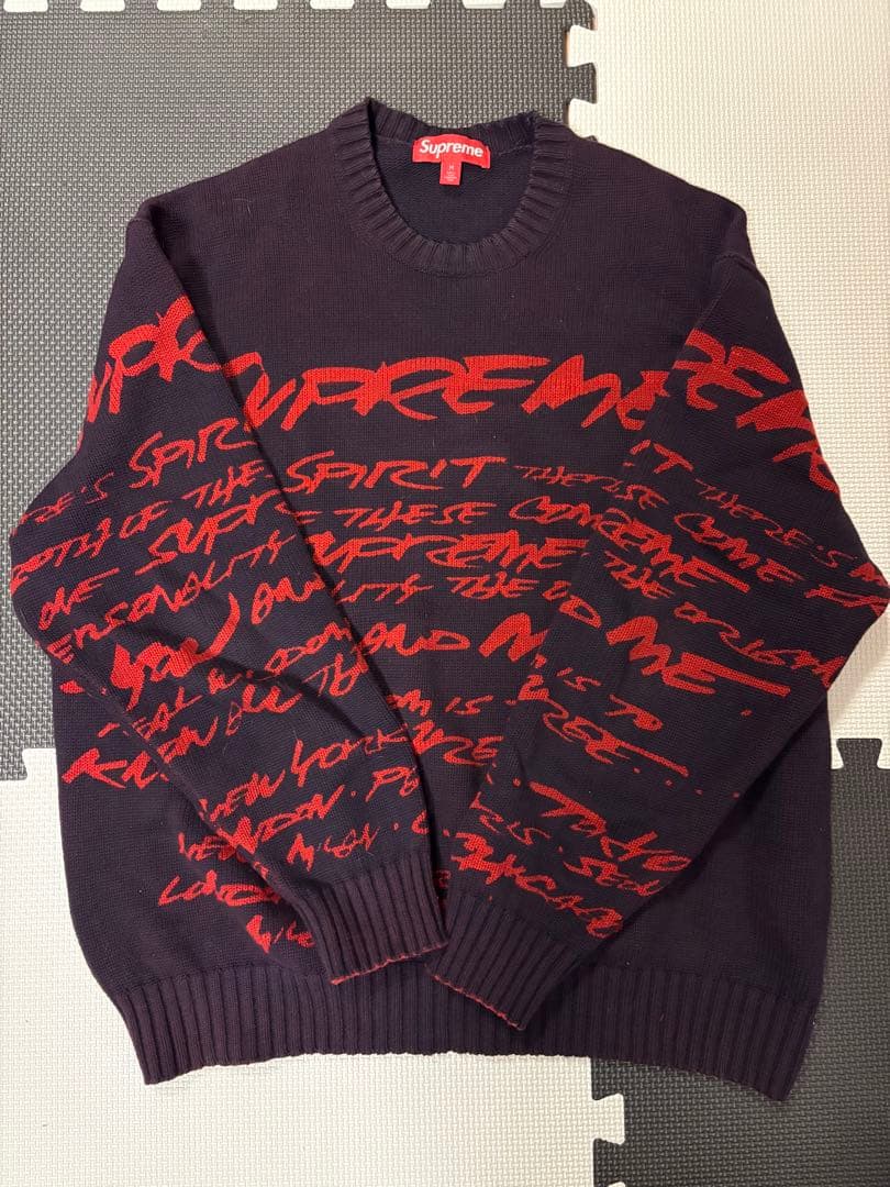 Supreme グラフィックニットセーター M