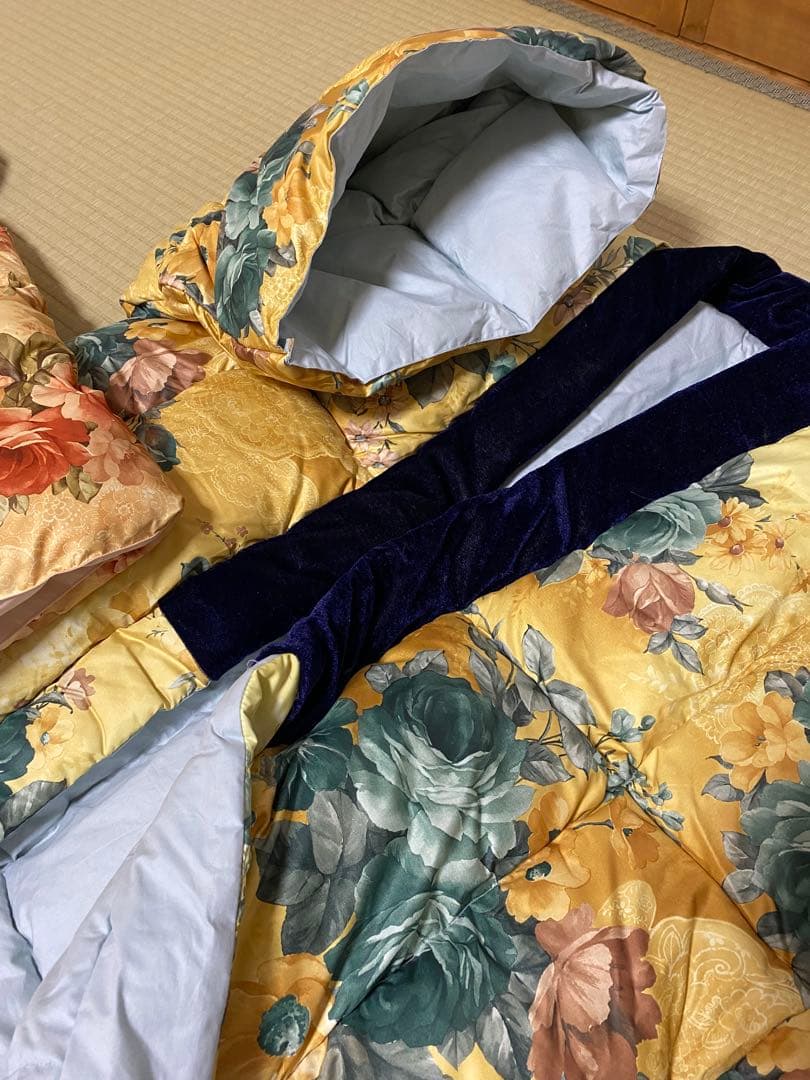 羽毛かい巻きセット（赤・青）