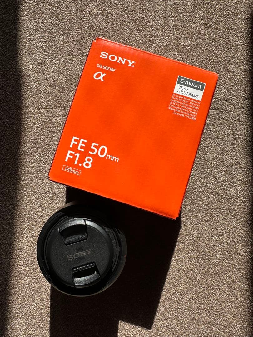 【美品】SONY FE 50mm F1.8 単焦点レンズ