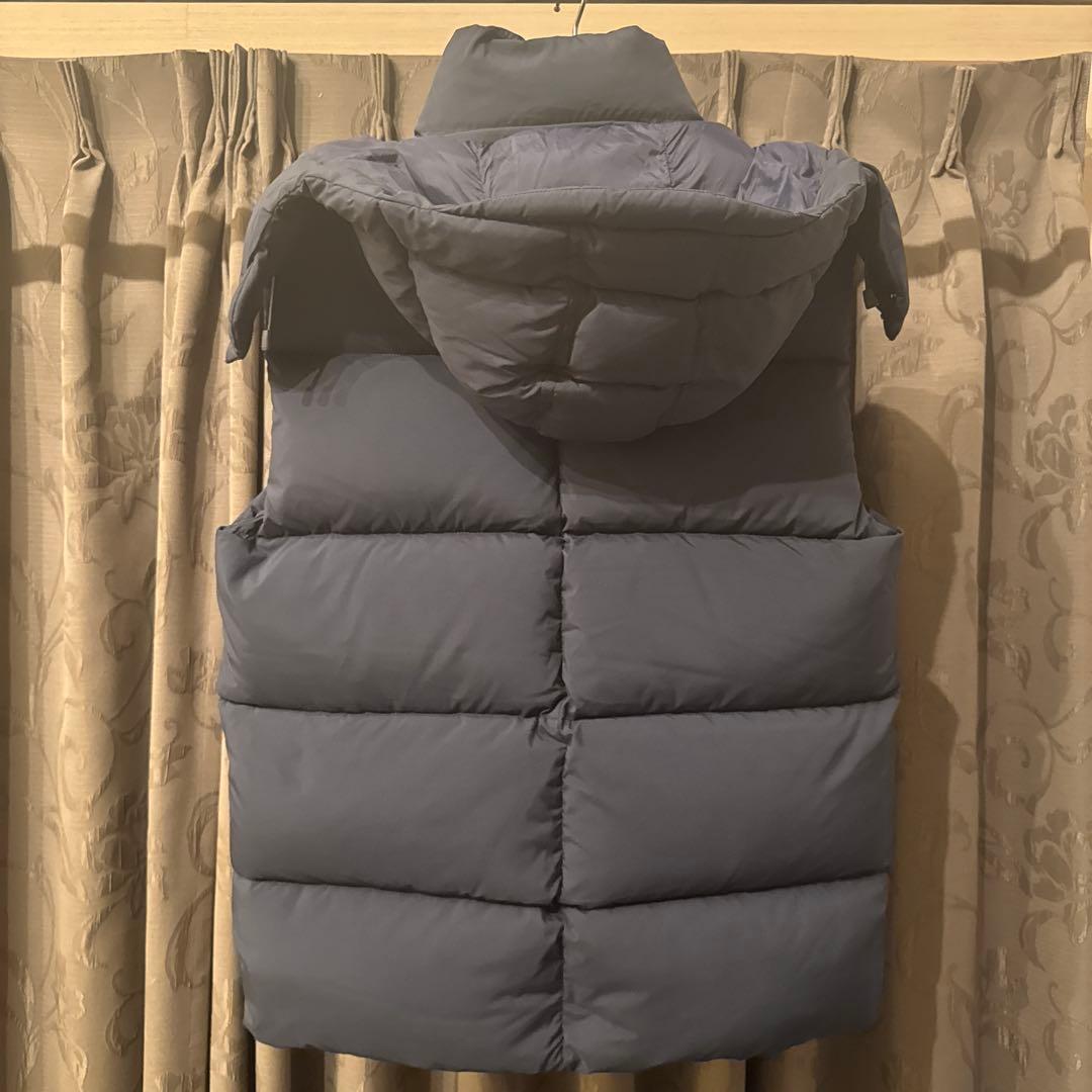 ピレネックスPYRENEX ダウン ランスベスト ネイビー L