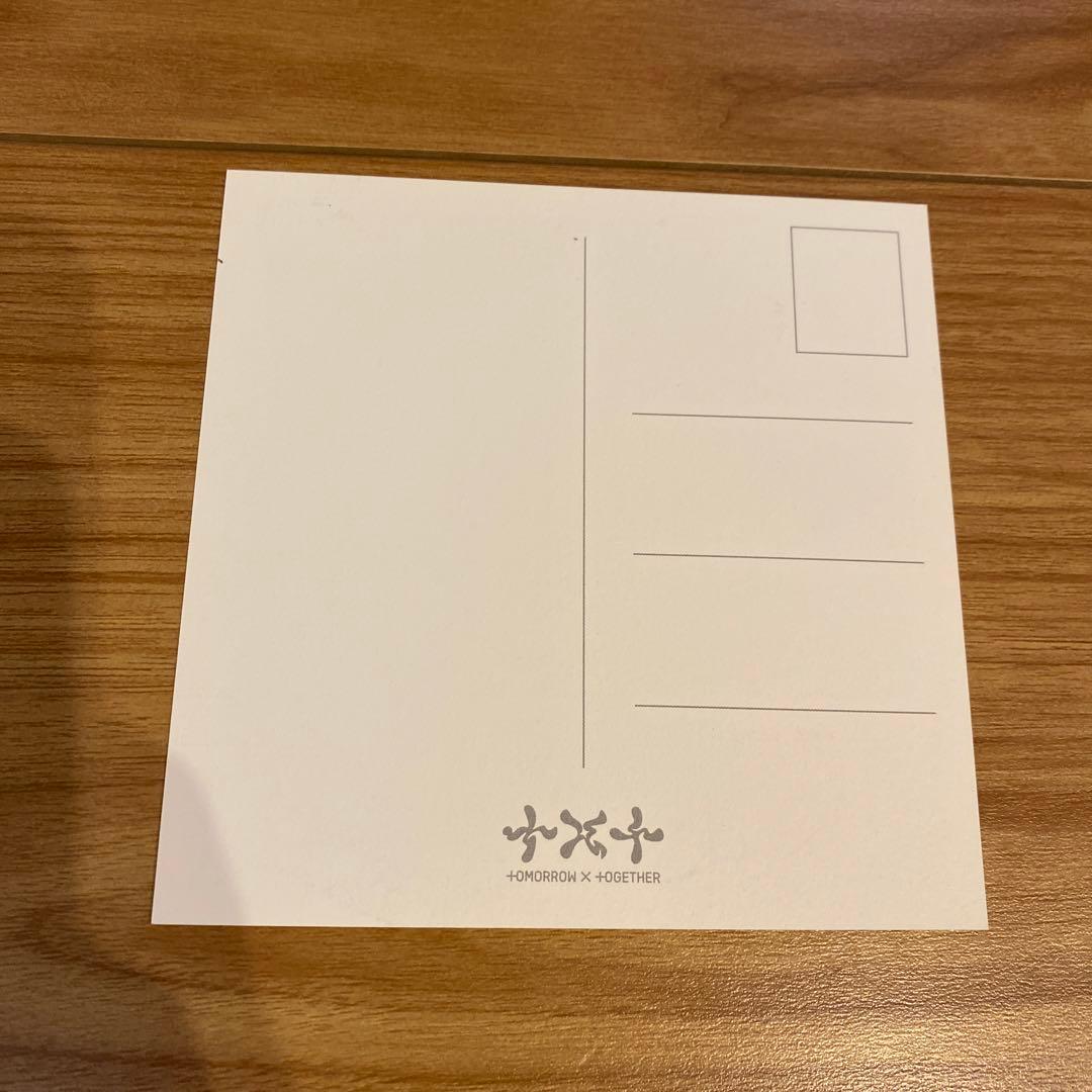 TXT テヒョン 直筆サイン入りポストカード　クリアフォトカード　アメリカ限定