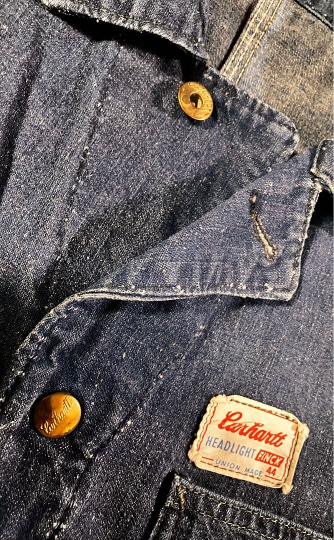 60s Carhartt × HEAD LIGHT × FINK つなぎ M