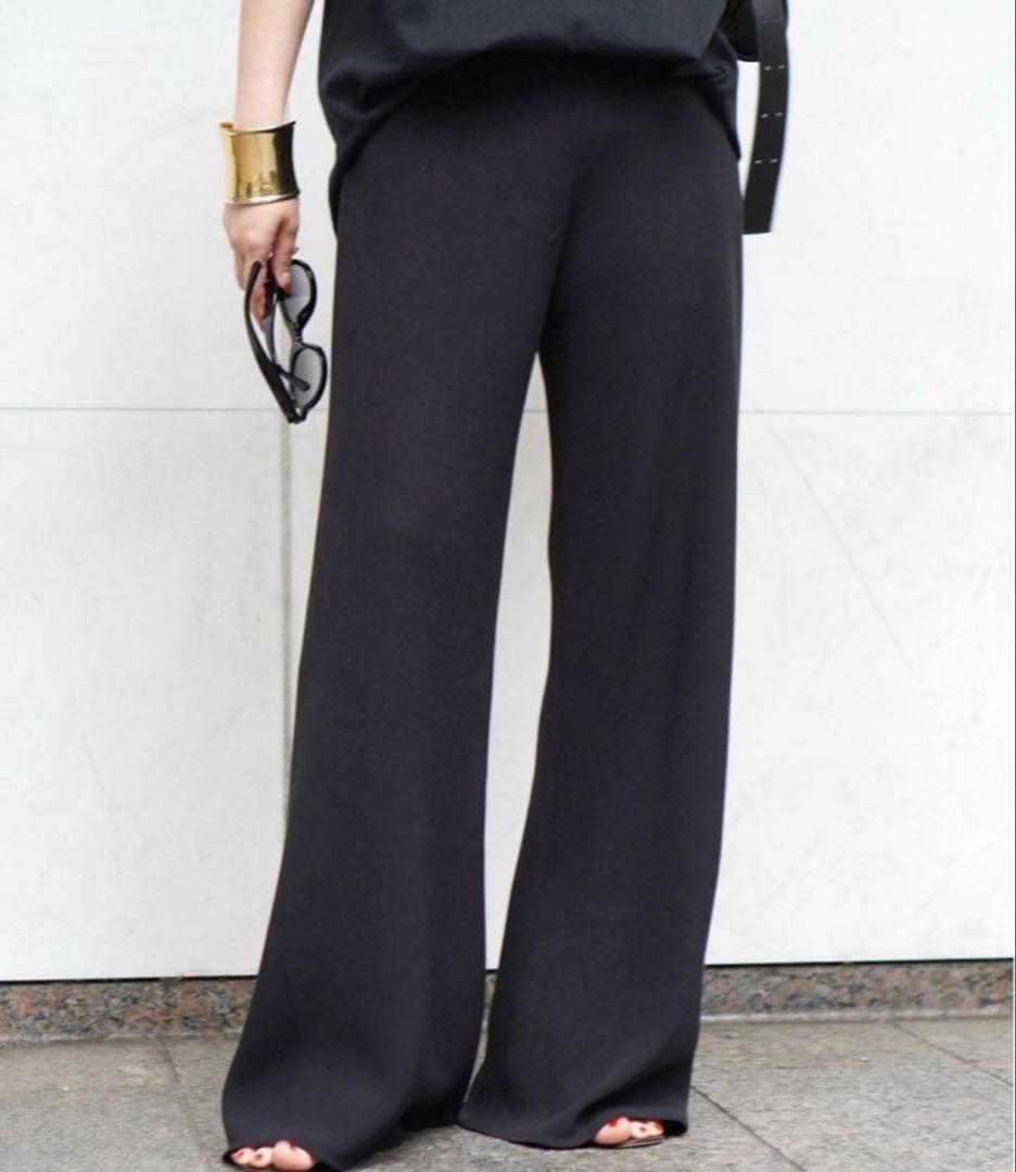 AP STUDIO エラスティックパンツ ブラック 36