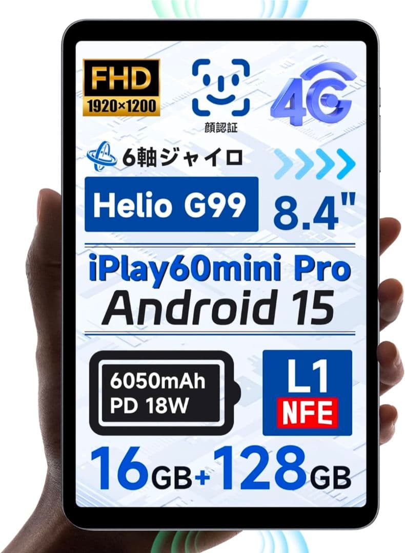 ALLDOCUBE iPlay60 mini Pro 8インチ タブレット