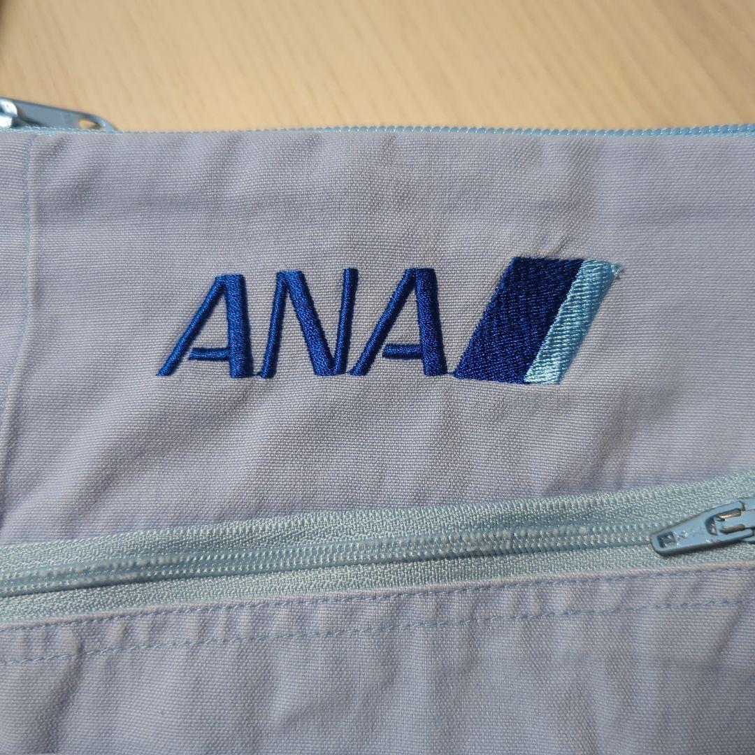 【新品未使用】ANA 作業着サコッシュ 水色