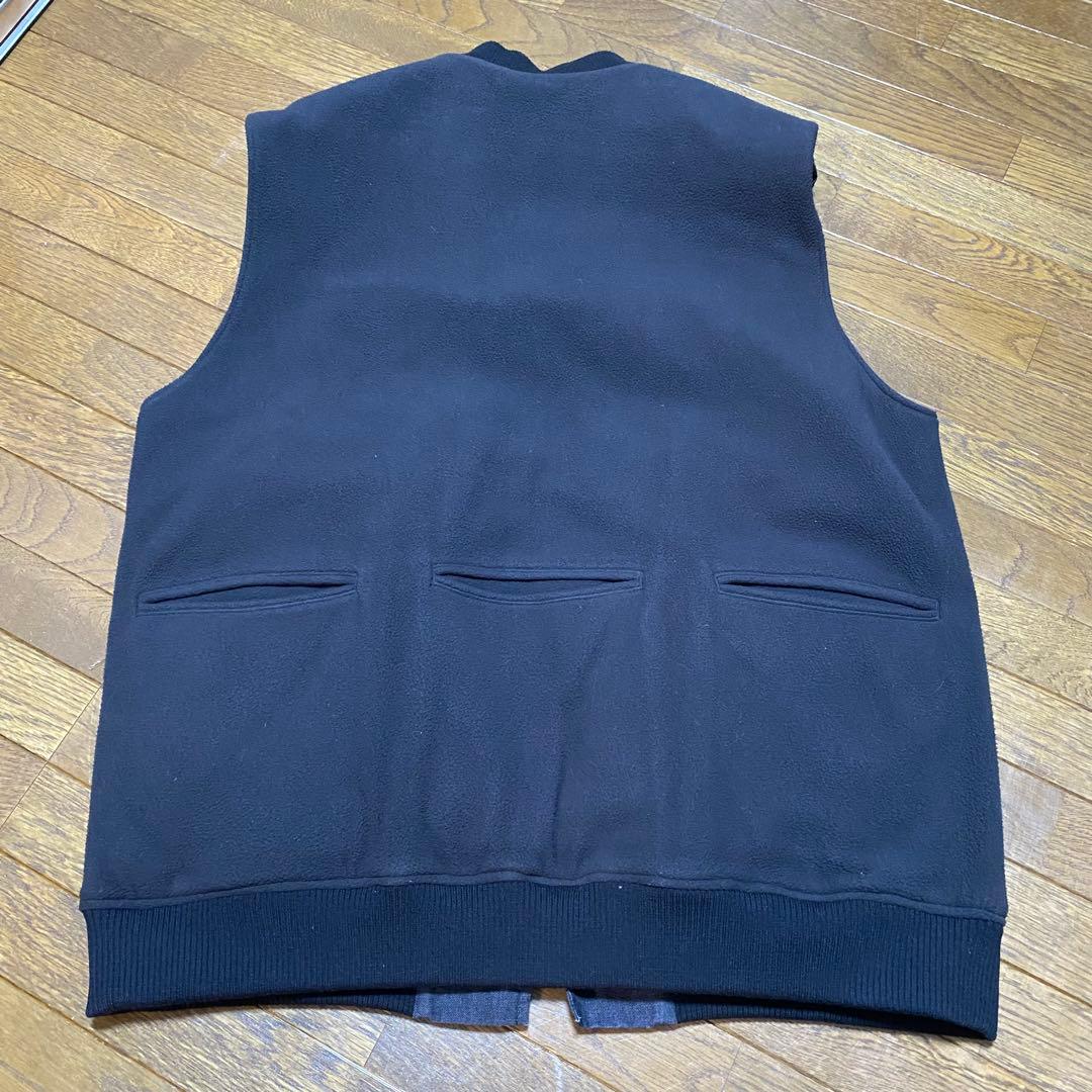 ササフラス リバーシブルベスト XL デニム フリース