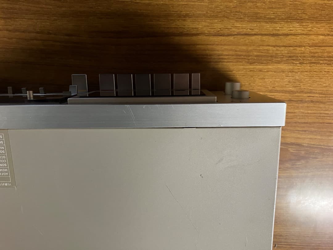 SONYソニー カセットデッキ TC-K45M（修理済 概ね美品）と取扱説明書